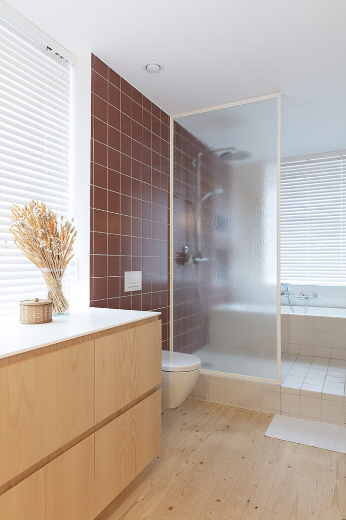 Badkamer na renovatie